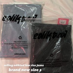 EDIKTED LOW RISE JEANS